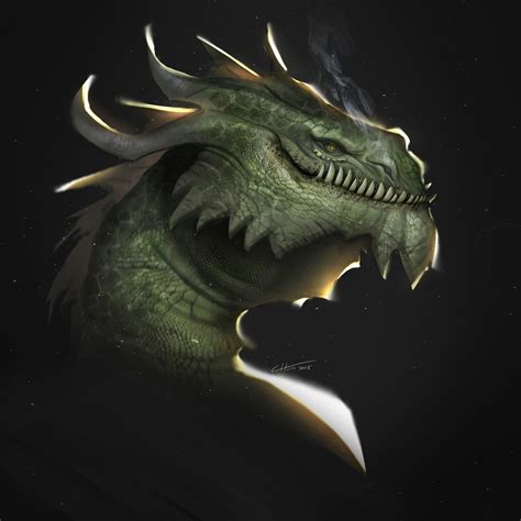 Dragon head sketch #1, Victor Fernández | Dragon artwork, Fantasy ...