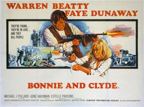 BONNIE AND CLYDE (1967) Original Vintage UK Quad Film Poster | Picture Palace Movie Posters