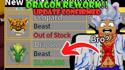 Dragon Rework Is the STRONGEST FRUIT!! UPDATE CONFIRMED! (Blox Fruits) - YouTube