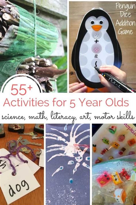 55+ Activities for 5 Year Olds | Activities for 5 year olds, 5 year old ...