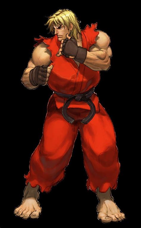 Ken from SF3 in HD. Based on Ikeno's character art in 3rd strike. Illustrated in Photoshop, ani ...