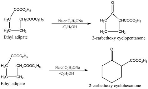 Dieckmann Condensation Mechanism, Examples and Application - Chemistry Notes