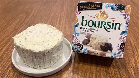 Review: Boursin's Limited-Edition Black Truffle & Sea Salt Cheese Is ...