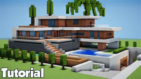 Minecraft: How to Build a Modern Beach House - Tutorial (#10) - YouTube