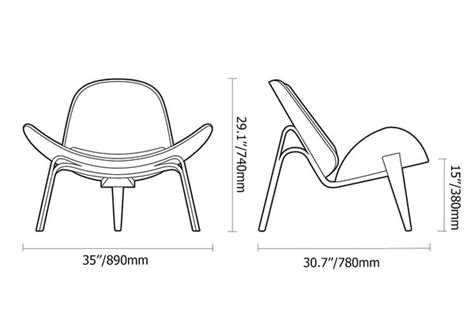Modern Tripod White Leather Lounge Chair with Single Side in Walnut | Homary