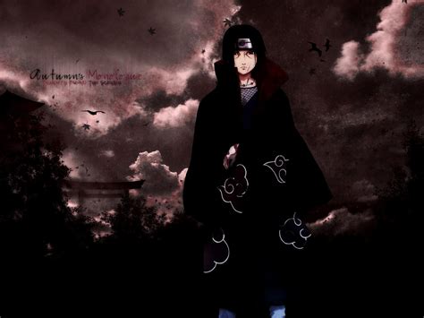 Naruto Shippuuden, Uchiha Itachi, Akatsuki, Clouds Wallpapers HD ...