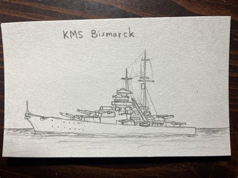 KMS Bismarck by RedSquatter on DeviantArt