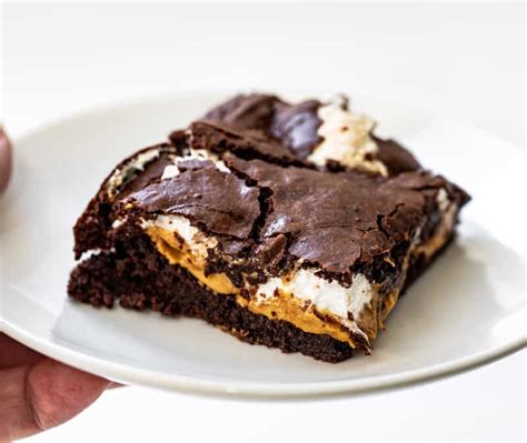 Fluffernutter Brownies - i am baker