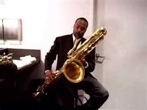 James Carter playing IW bass saxophone - YouTube