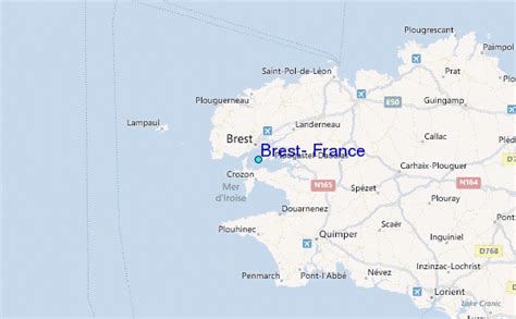 France Map Brest