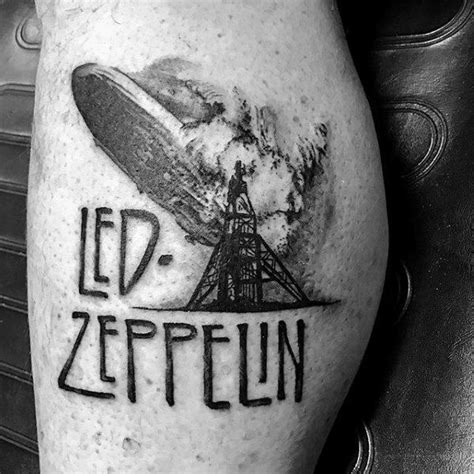 60 Led Zeppelin Tattoos For Men - English Rock Band Ink Ideas | Led ...