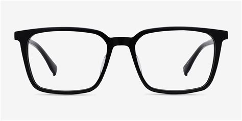 Basic Rectangle Black Full Rim Eyeglasses | Eyebuydirect