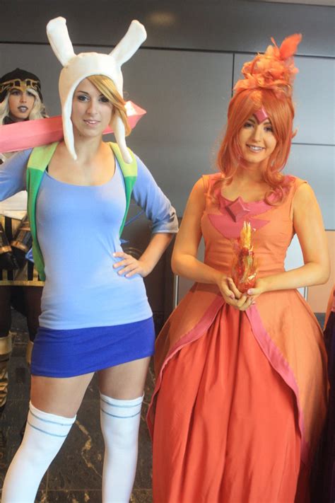 Flame Princess and Fionna Cosplay - Adventure Time With Finn and Jake ...