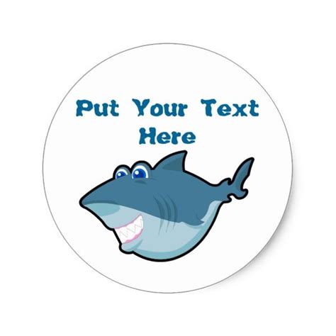 Cute Shark Stickers beachlux.com | Cute shark, Cute, Shark