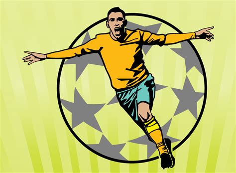 Cool goal celebration vector. | Clipart Panda - Free Clipart Images