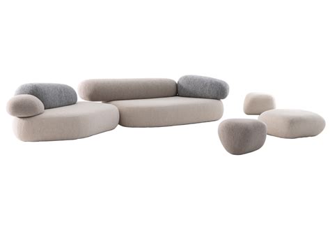 Pebble Rubble Moroso Sofa - Milia Shop