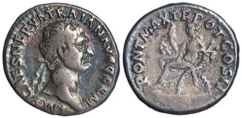 TRAJAN Silver Denarius