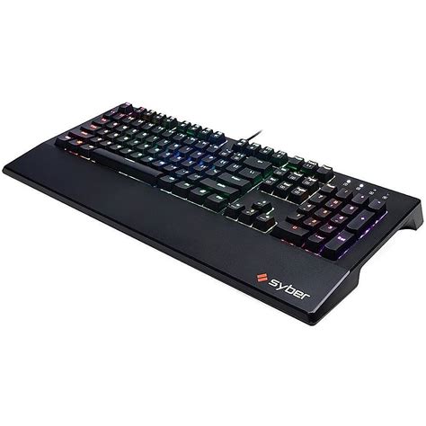 Cyberpowerpc Syber K1 Wired Mechanical Kontact Brown Switch Keyboard With Rgb Back Lighting ...