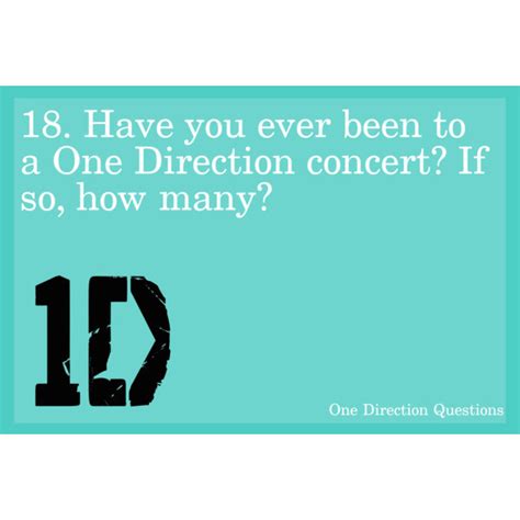 One Direction Questions: Photo