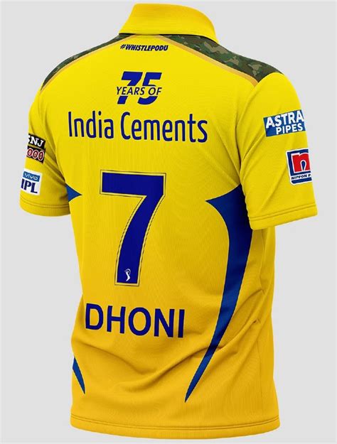 New CSK Jersey 2021 | Myntra Sponsor Chennai Super Kings IPL Kit 2021 Camouflage Army Tribute ...