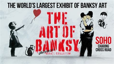 The Art of Banksy in Art of Banksy Exhibition, London 25/05/2024 ...