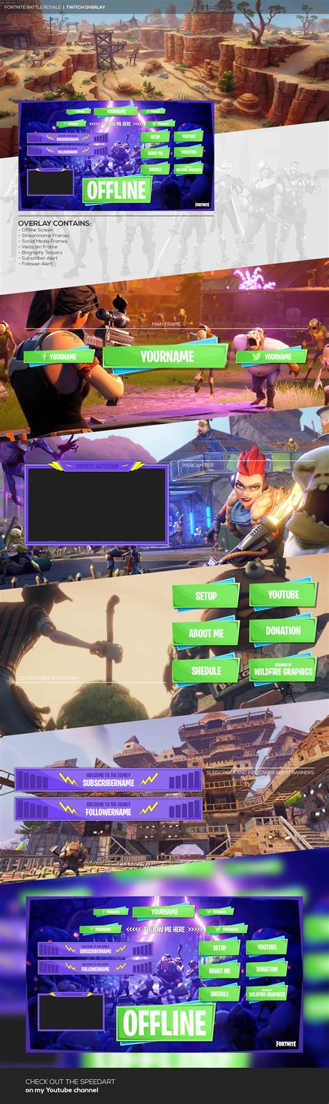 Fortnite Battle Royale Twitch Overlay on Behance