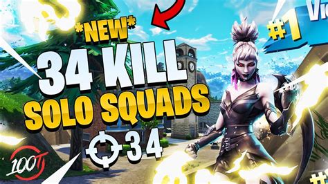 34 KILLS SOLO vs. SQUADS VICTORY ROYALE (Fortnite Battle Royale) - YouTube