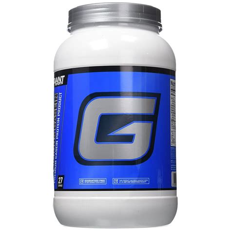 Giant Sports Delicious Casein Protein Vanilla Shake, 2 Pound - Walmart ...