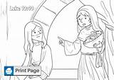 33  Mary Visits Elizabeth Coloring Page JaimineMari sketch template
