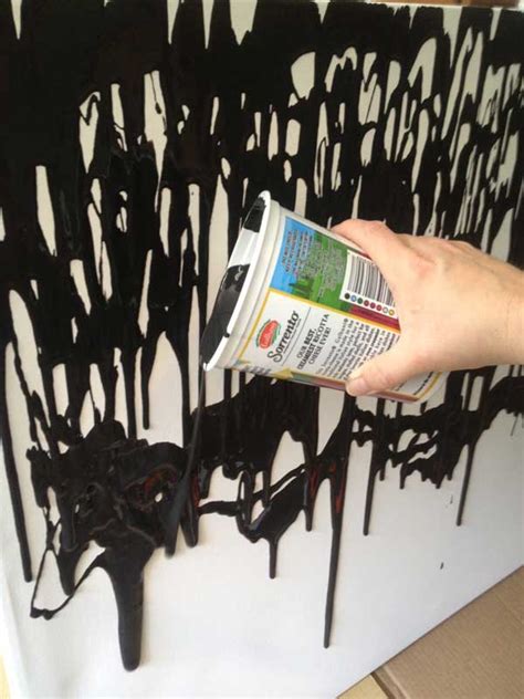 make this: easy DIY paint drip wall art