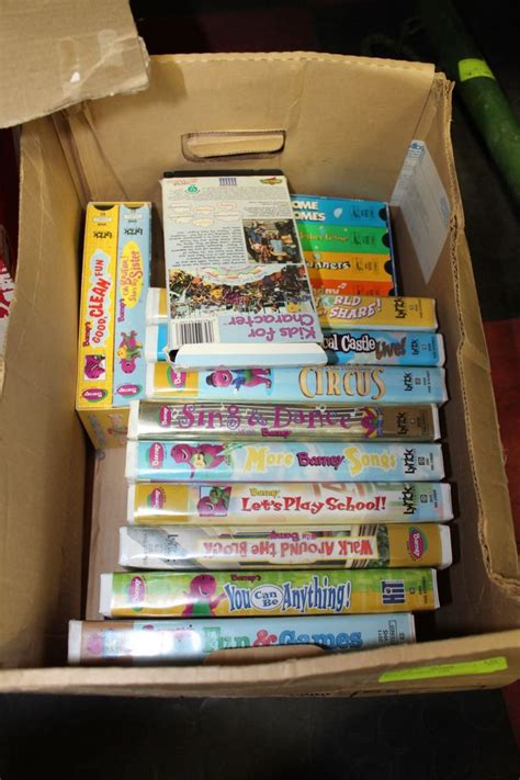 Barney Vhs Lot Collection