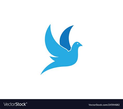 Dove icon Royalty Free Vector Image - VectorStock