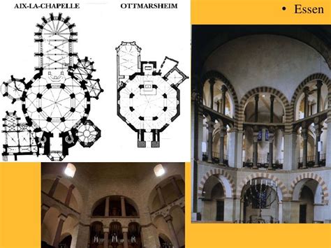 2 ex d'architecture carolingienne.-PALAIS D'AIX LA CHAPELLE. 3) LA ...