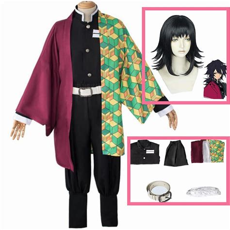 Demon Slayer Giyu Tomioka Complete Set Cosplay Costume ...