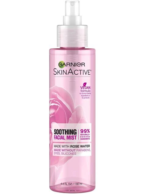 Soothing Rose Water Facial Mist - Face Spray - Garnier in 2020 | Facial mist, Rose water face ...