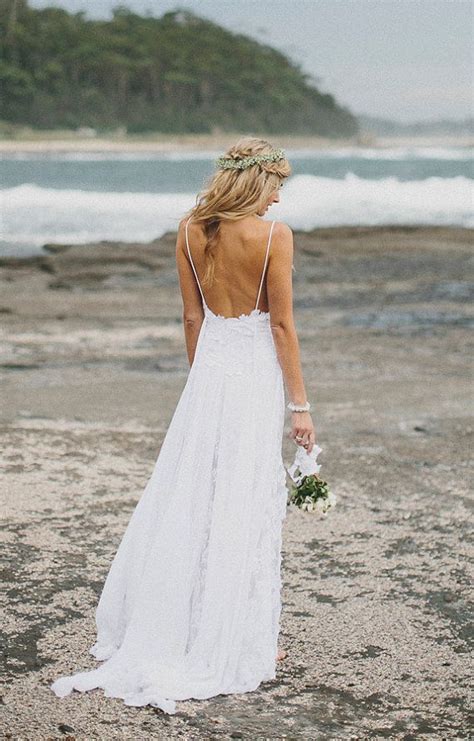 beach wedding dress | Beach wedding dress, Wedding dresses, White lace wedding dress