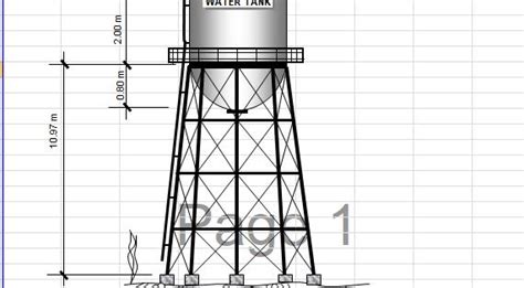 Elevated water tank design| elevated water tank | CIVIL WEBSITE