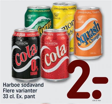 Harboe Cola Zero, Sodavand, Rema 1000 2021 - Alle Tilbudsavis