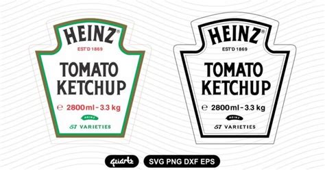 Heinz Tomato Ketchup SVG - Gravectory | Heinz tomato ketchup, Tomato ...