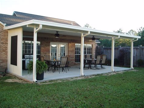 covered patio with gutters - Google Search | Covered patio design ...