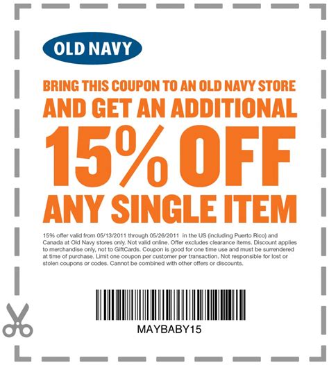 Old Navy 15% Off Coupon Through 5/26 - Common Sense With Money