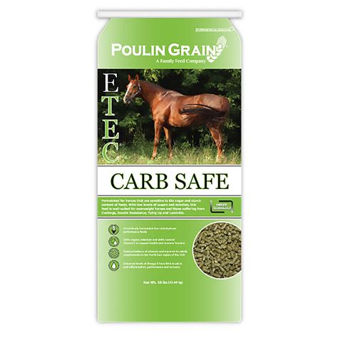 E-TEC Carb Safe (Poulin Grain) - Equine Nutrition Analysis | Feed Bank