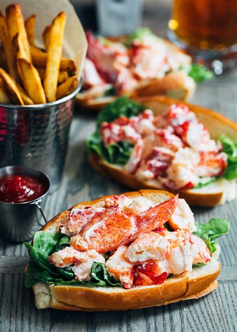 Maine Lobster Rolls (Lobster Salad Rolls) - Striped Spatula