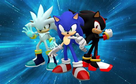 Sonic And Shadow And Silver Wallpaper