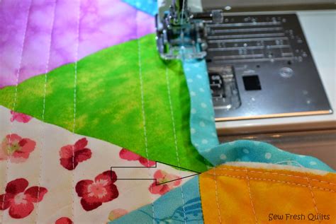 Sew Fresh Quilts: Binding Inside Corners Tutorial