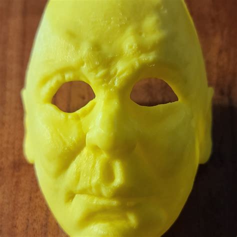 3D Print of Halloween Mask Cosplay - Halloween Movie Mask - Halloween Costume Mask by audra8369