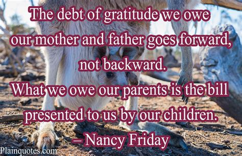 the debt of gratitude