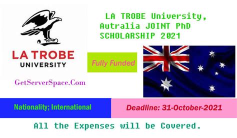 La Trobe University Joint Ph.D. Program Scholarships 2021