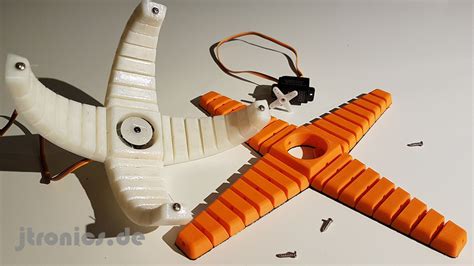 3D Printed Robotic Flex Gripper Dual Material by jtronics.de | Pinshape