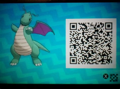 Shiny Dragonite QR Code for all the amazing people out there! | Pokemon moon qr codes, Code ...